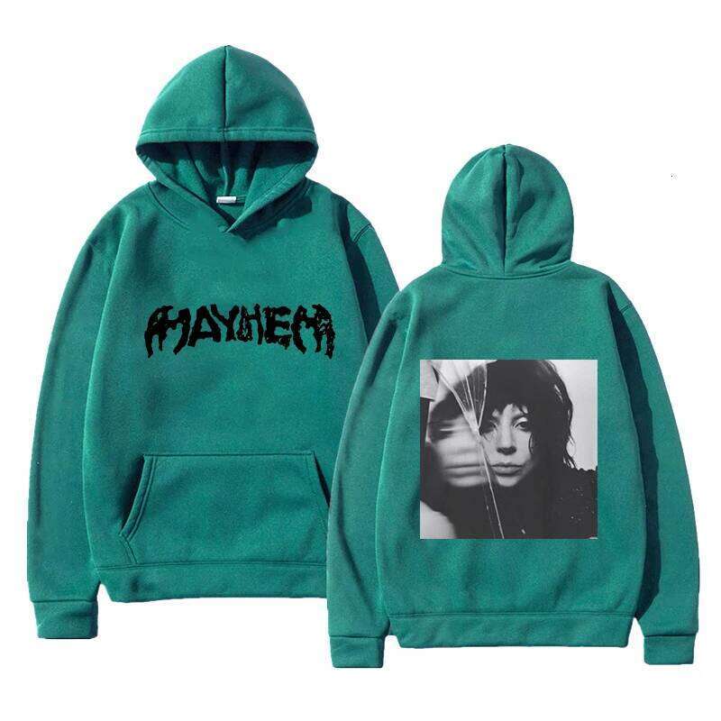 Lady Gaga Mayhem New Album Hoodie Fashion Men/women Hoodies Haruku Aesthetic Clothes Unisex Fleece Pullover Sweatshirt Vintage