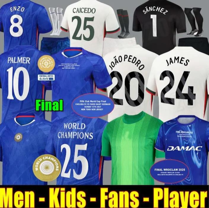 S-4XL 25 26 chelseaes cf jersey Home 120 Year Anniversary Special Edition 2025 2026 PALMER Away Third Players fans Men kids Football jerseys Shirts kit ENZO NETO JAMES