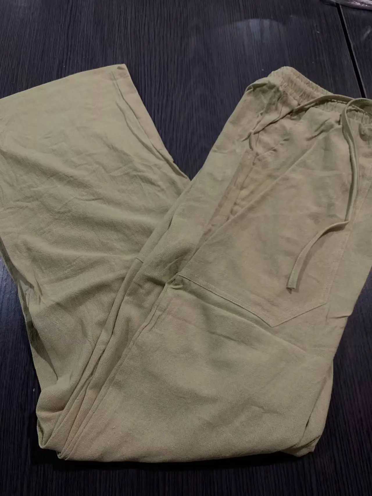 Mens Linen Pants Linen Pants for Men Loose Straight Pants Cotton Linen Cotton Linen Men Pants Linen Loose Linen Pants y250716