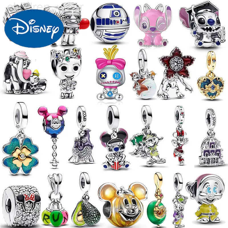 Disney 100% New 925 Sterling Silver Disney Pandora Pendant Beads Suitable for Original DIY Bracelet Womens Fashion Gift W20250716