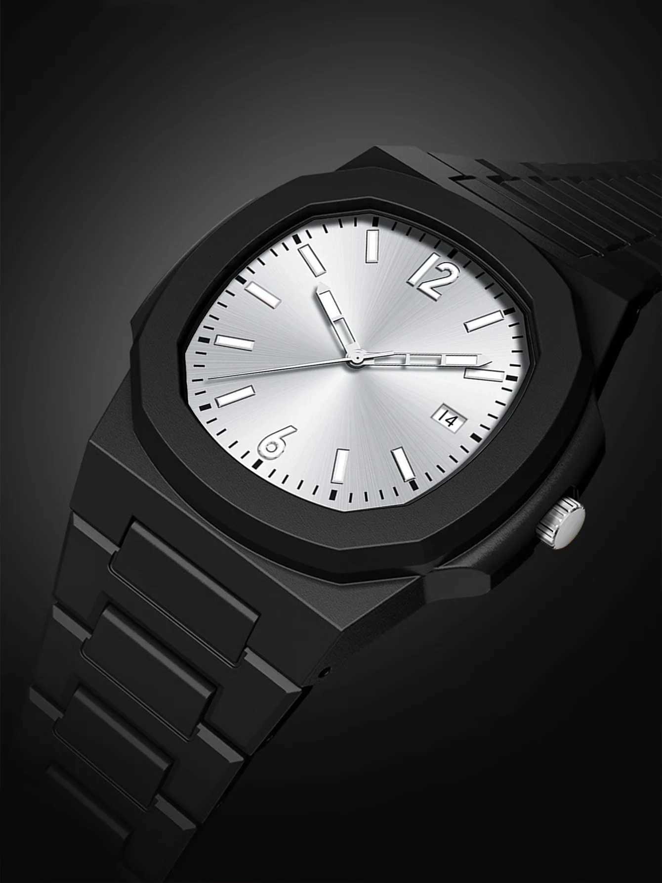 TIMens new fashion with cndar display multi-functional simple dial quartz gift box for men Y250715