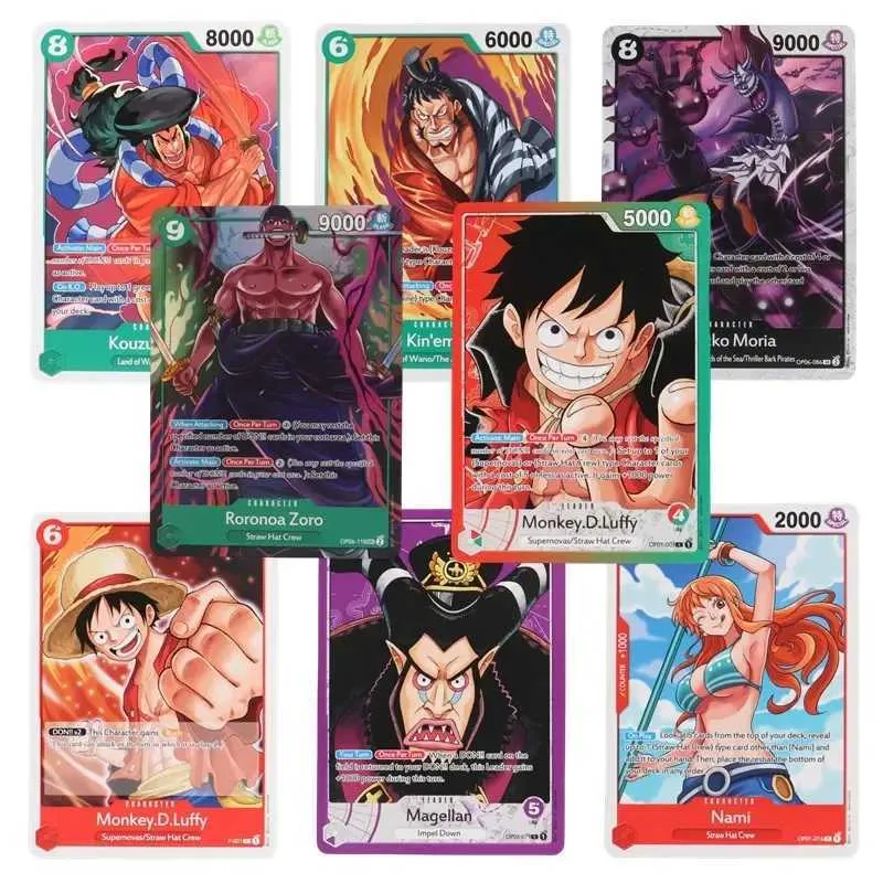 300Pcs ONE PIECE card TCG OP-05 Luffy Zoro Shanks Trading Collection Card for Children Gift Toys