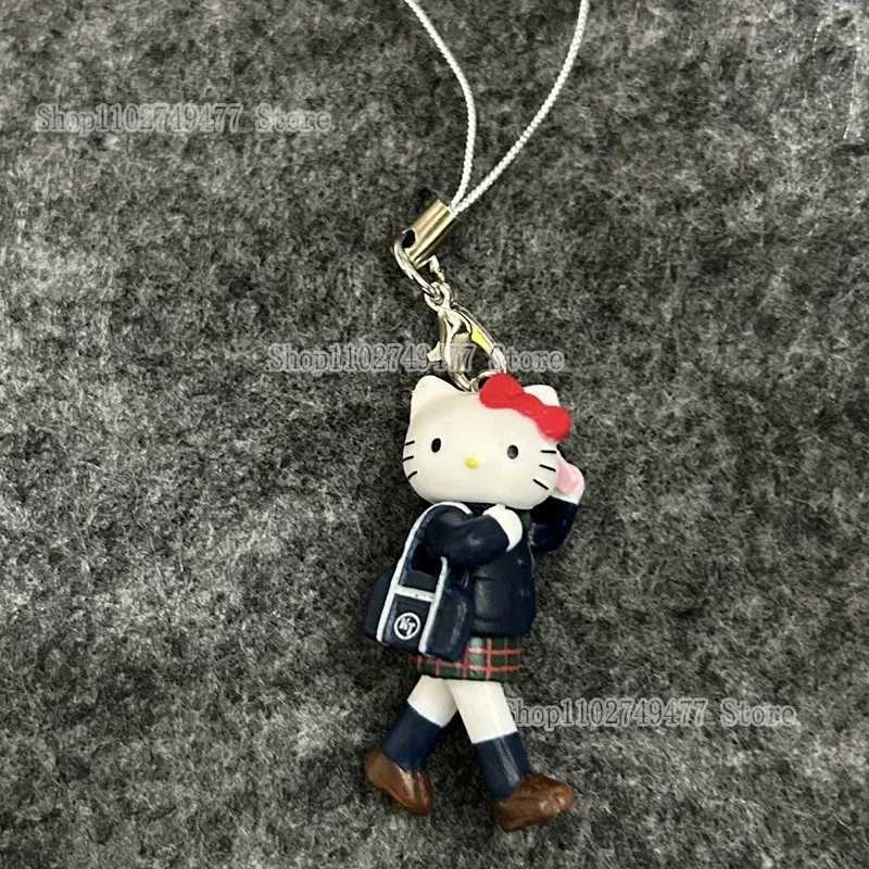 Sanrio Hello Kitty Key Chains Cartoon Cute Cat Pendant Decoration Bag Mobile Phone Pendant Y2k Style Doll Accessories Xmas Gifts w250716