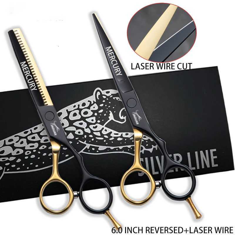 5.5 6.0 Inch Hairdressing Scissors Cutting Thinning Set Hair Scissors Professional High Quality Barber Tools Shop Salons Shears W250716