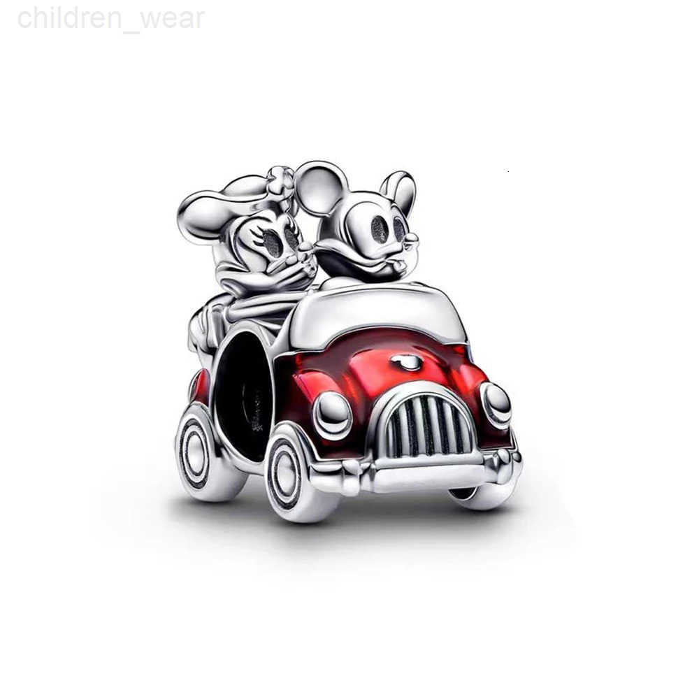 Disney Cartoon Mickey Mouse Minnie Series Charm Couple Beads Fit Original Bracelet DIY Pendant Beads for Women Jewelry Making W20250716