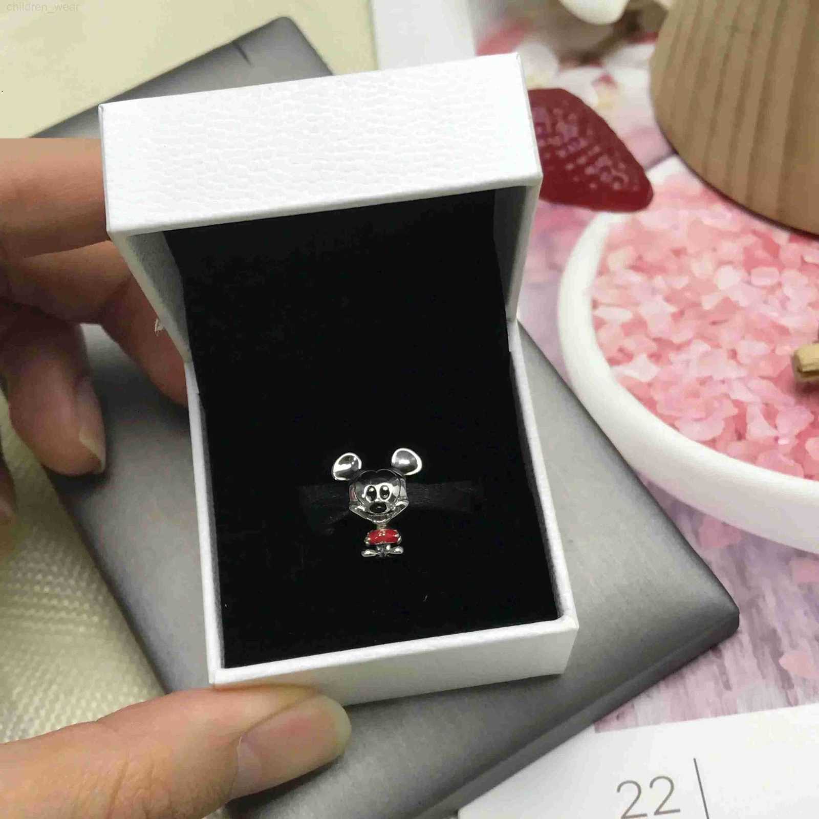 Disney New 925 sterling silver Disney Princess original with model making jewelry for Pan Bracelet DIY Womens Jewelry Gift W20250716