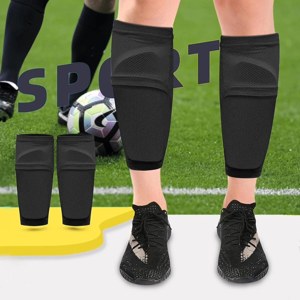 Loogdeel Sports Set Shin Guard Leg Cover Independent Pocket Anti-Drop Elastic Breathable Football Unisex Protective Gear 250715
