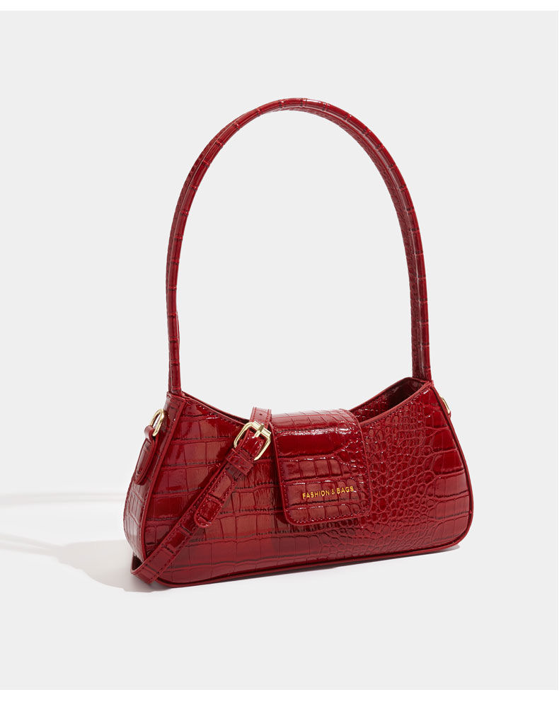 Luxury bag fashion low-key 2025 new high sense commuter handbag all kinds of cross-body classic baguette bag small original bowling bag8888