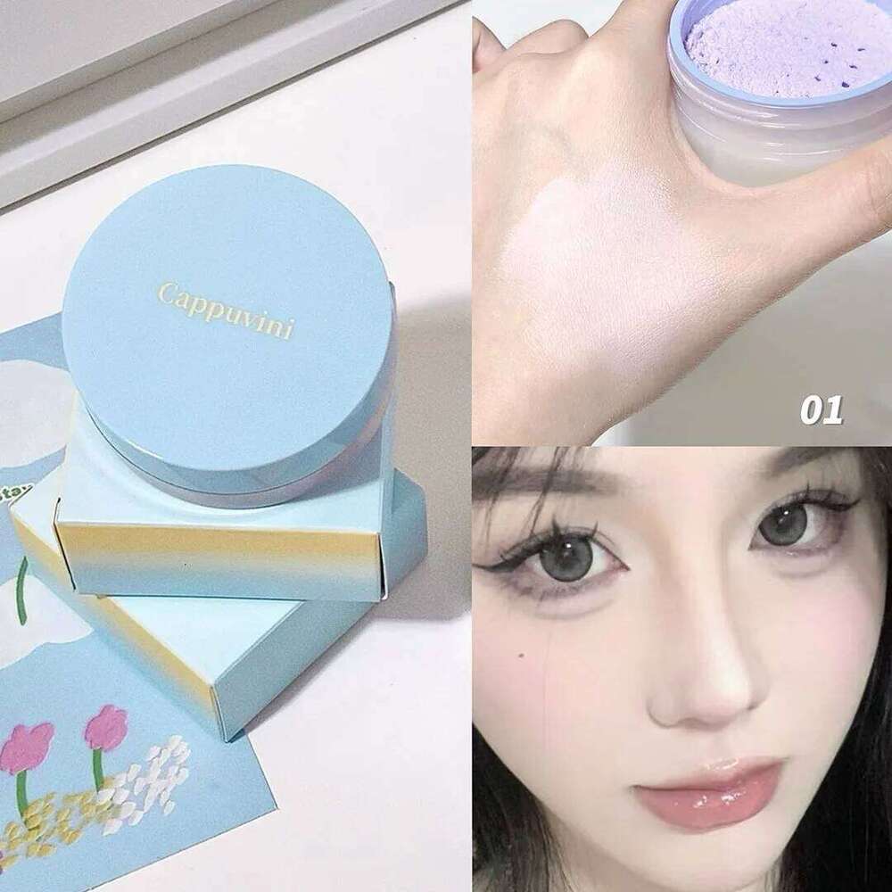 ple Pink Makeup Loose Natural Face Finishing Long Lasting Oil-control Waterproof Matte Setting Powder X250716