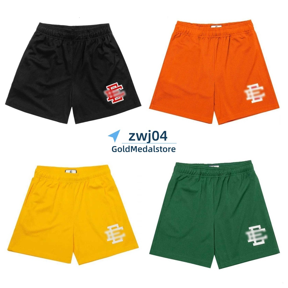 Designer Ericly Emanuelly Shorts Emmanuelle Emanuls ees shorts mesh Gym Sports Men's Fashion Beach Pants Seaside emmaunels basketball shorts short EEshorts