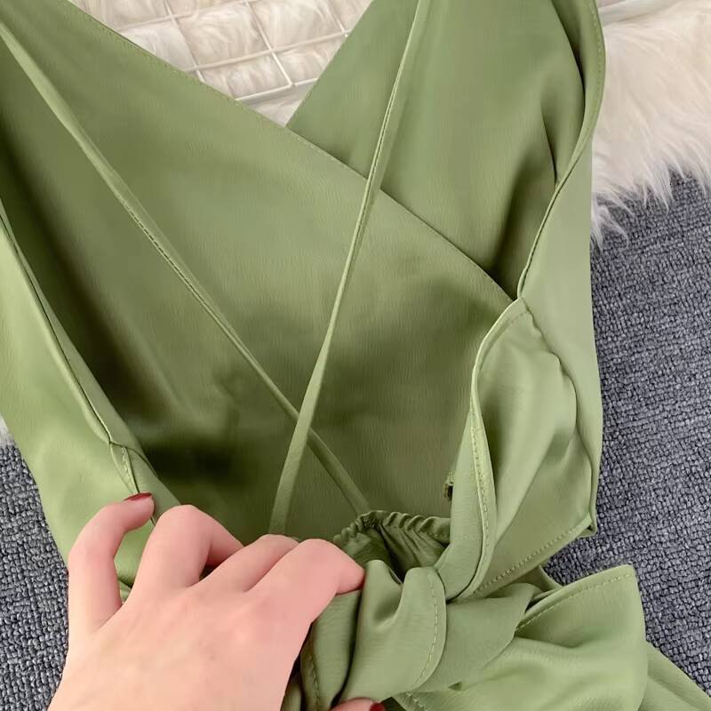 Boho Slim V Neck Summer Bandage Backless Maxi Long Dress Women Casual Spaghetti Strap Party Beach Holiday Elegant Tunic Vestidos dongdumaoyi