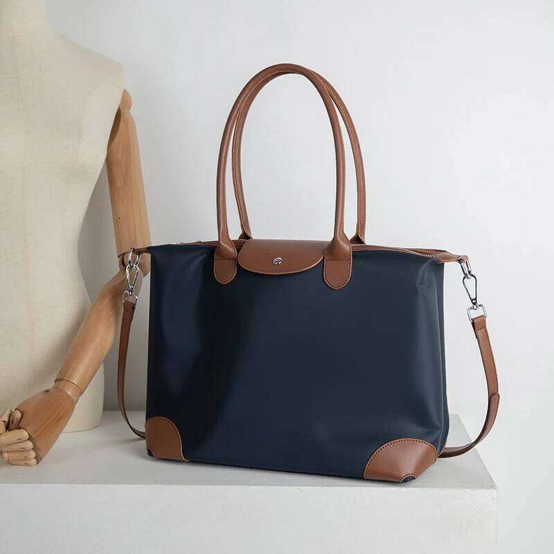 Women's Tote Large Capacity Waterproof Oxford Cloth Women Shoulder Bag Designer Crossbody Bags Foldable Handbags