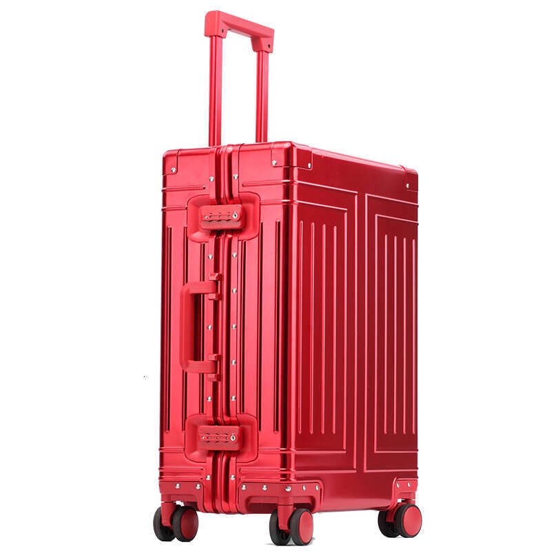 New All-Aluminum Magnesium Alloy Suitcase 20inch Boarding Trolley Universal Wheel 24inch Travel Case for Women