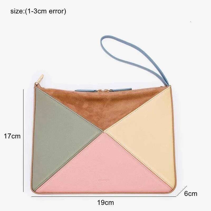 Turkey Stereoscopic Designer Bags Colorful Triangle Patchwork Women's Crossbody Bag Fashion Brand Handbags For 2023