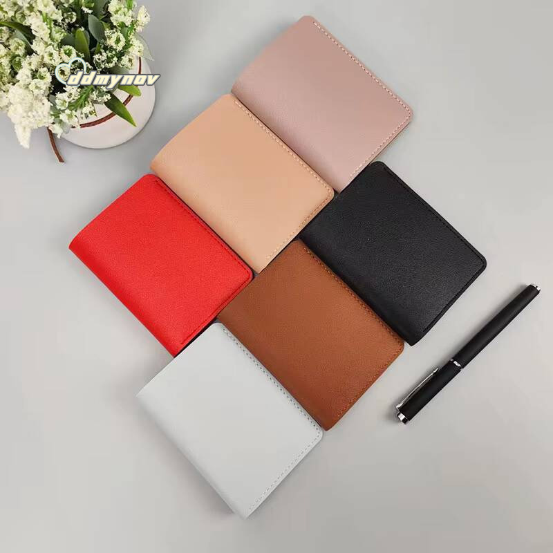 With Two Fold Buckle Small Portable Bank Drivers License Ultra Light And Thin Card Bag Wallet ddmynov