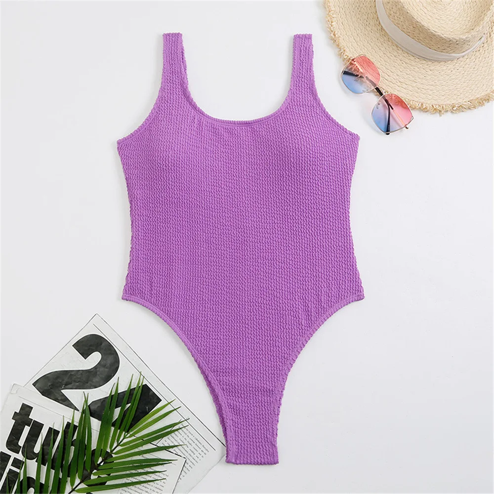 Sexy Women One Piece Swimsuit Swimwear Female Solid Push Up Thong Bather Bathing Suit Monokini Brazilian Swimming Suits