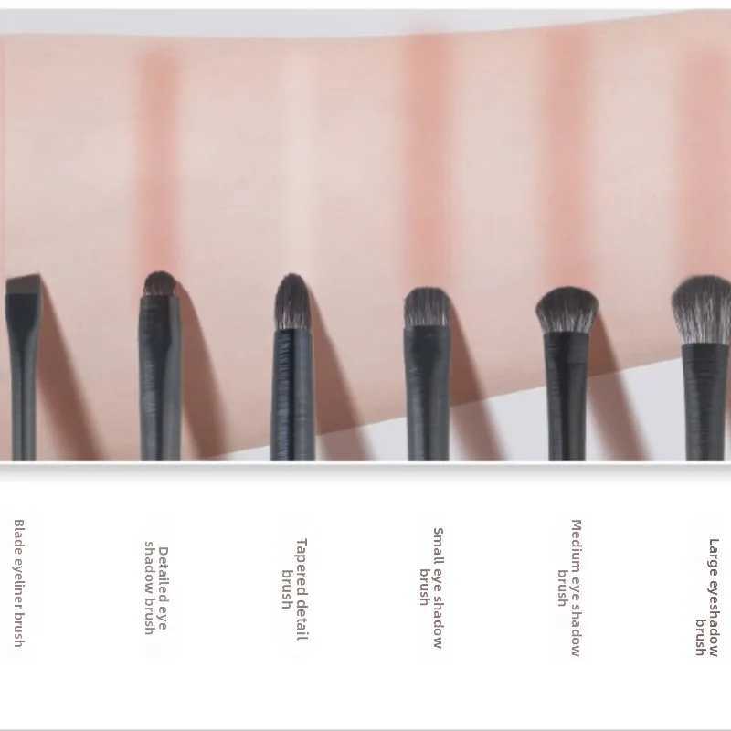 Soft Bristle Eyeshadow Brushes 10-piece Set Eye Makeup Smudge Undercover Eyeliner Blade Eye Detail Small Makeup BrushesXJ2500716