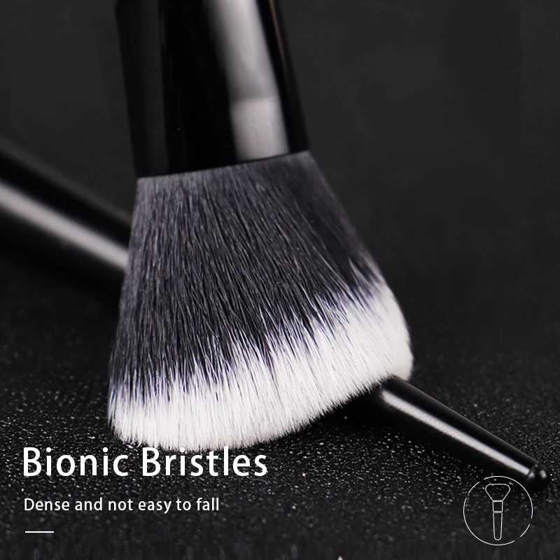 Kat Von D- Makeup Brush 02 Contour Brush Soft Fiber Hair Elegant Black Handle Brand Makeup Brushes for Women XJ2500716