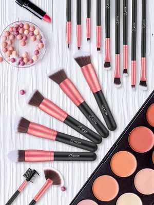 16 Pcs Premium Synthetic Foundation Concealer Eyeshadow Makeup Brushes Set XJ2500716