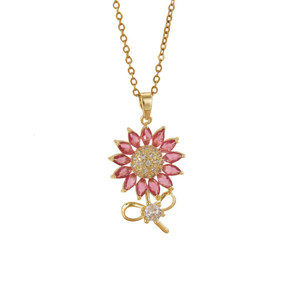 For Women, Light INS Style Daisy Versatile Clavicle Chain Fashion Necklace Jewelry Fc6
