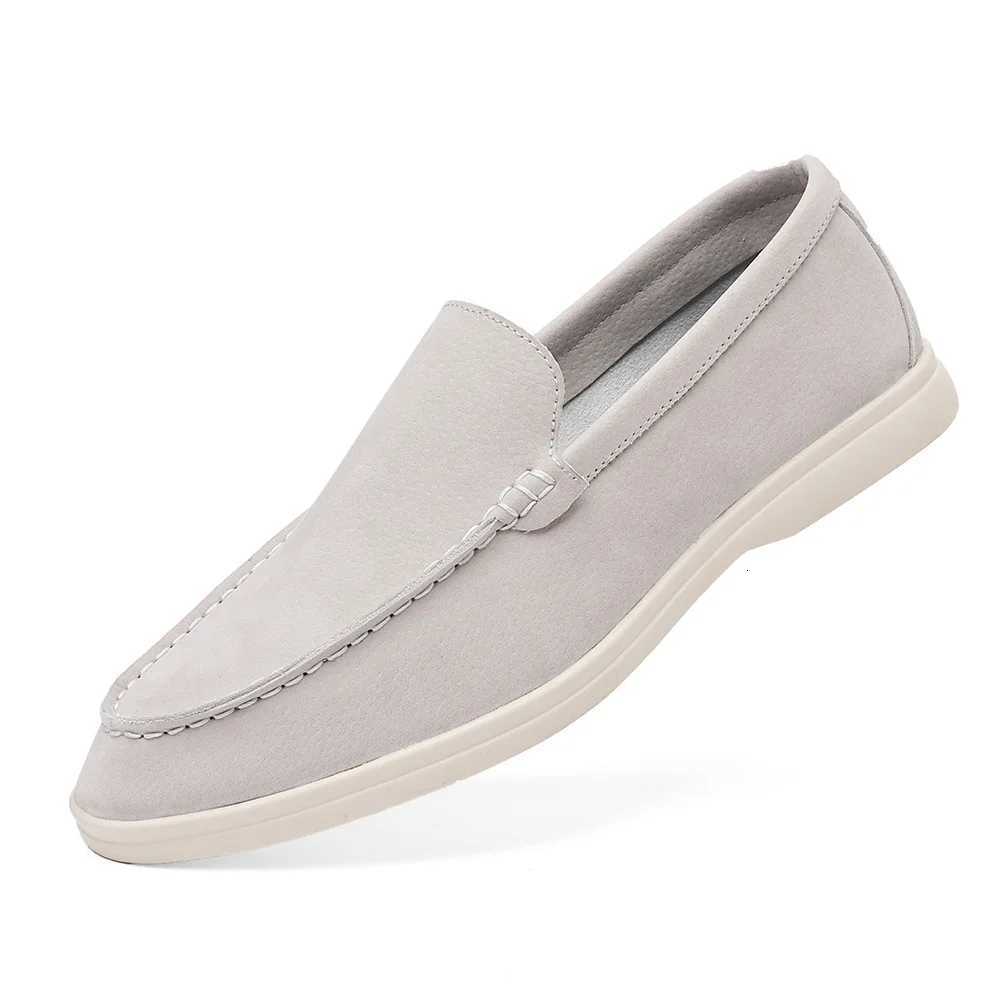 Classic Moccasins Dress Shoes Men Suede Leather Shoes For Men Loafers Formal Wedding Party Shoes Social Flats Size 39-49 W250716
