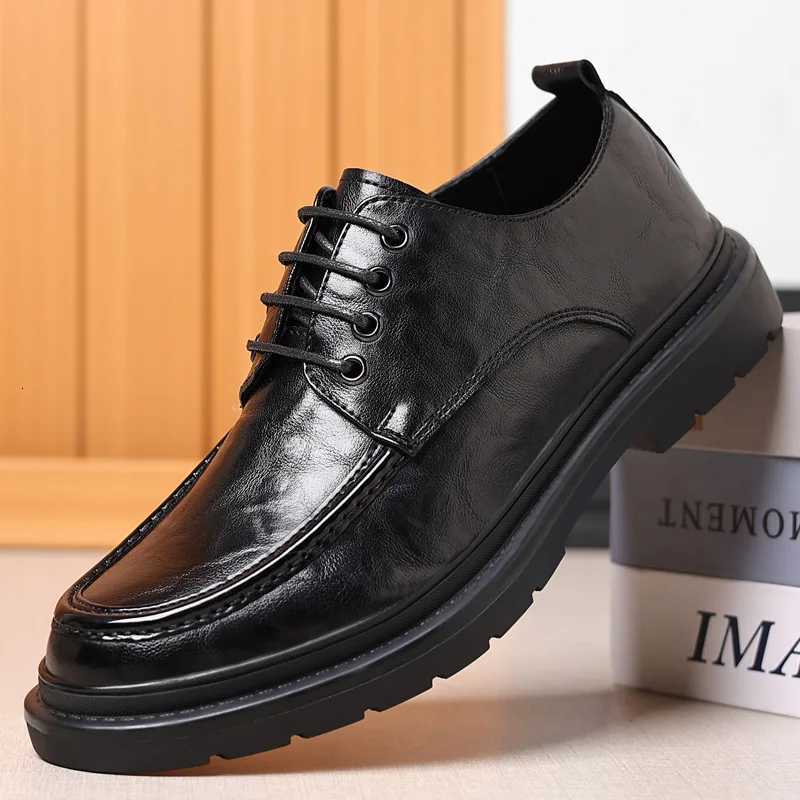 Men Oxfords Shoes Footwear Sneakers Shoes Men Genuine Leather Casual Lace-up Walking Shoes Men Outdoor Tooling Shoes Man W250716
