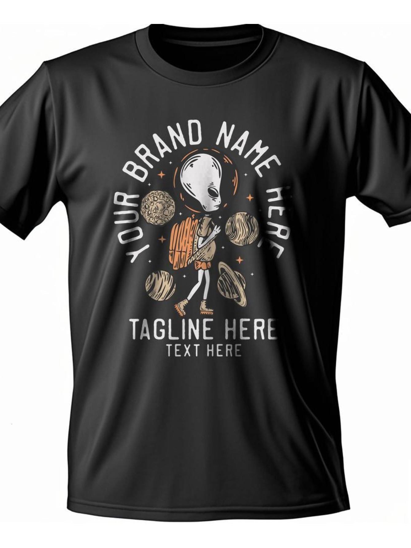 VogueEpoch text tiger Men Cotton White black Round collar 180g Adult Short sleeve T Shirts S-3XL Wed d5