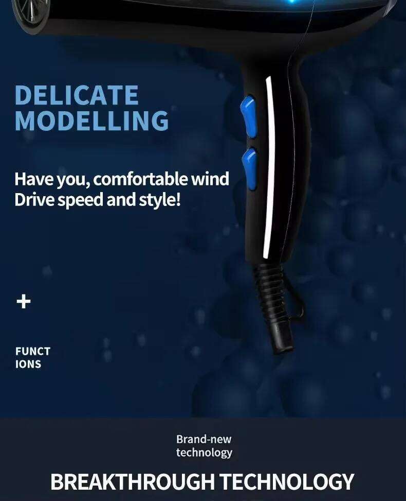 Hot Selling Salon Professional DC Motor With Concentrator/Diffuser/Ionic Blue Light Blow Hair Dryer