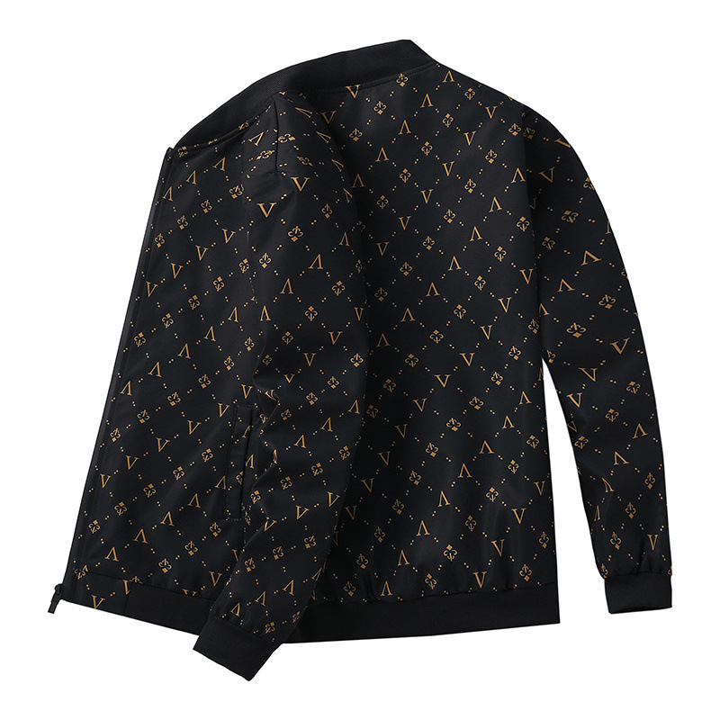 New Arrival Stylish Men's Trendy Printed Premium Jacket Slim Fit Casual Spring Autumn Coat Free Shipping Hot Sale