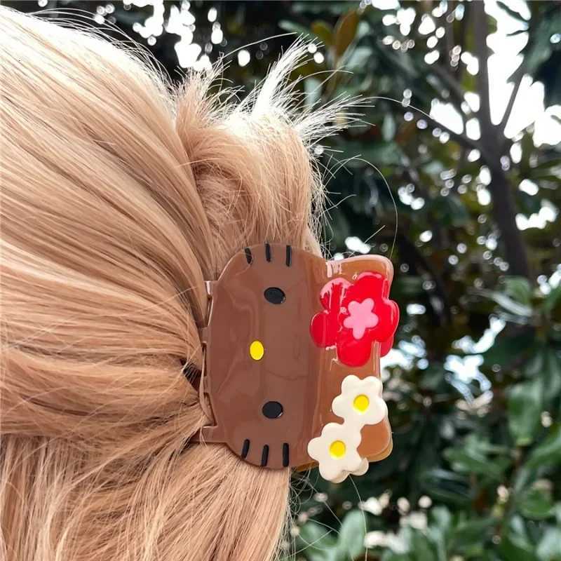 Sanrio Hello Kitty Claw Clip Cartoon Anime Hair Claw Women Hair Clips Sweet Girl Hairpin Fashion Hair Accessories Headwear w250716