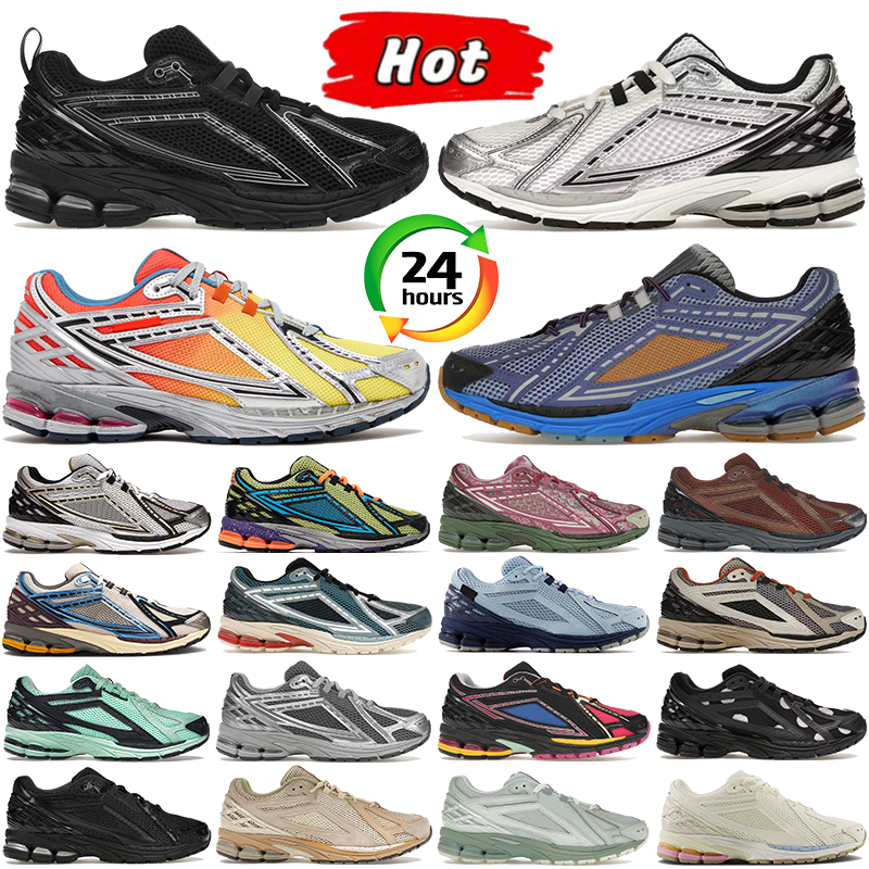 Local Warehouse designer 1906R running shoes silver black white metallic gold rose runner reflection classic fashion sneakers outdoor men women sports trainers