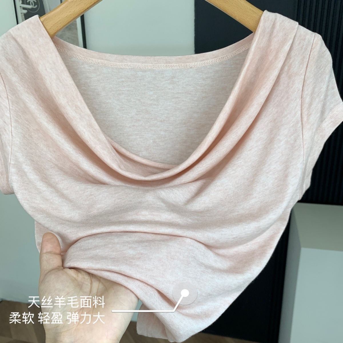 Summer New Women S T Shirt Beauty Daily Lyocell Barely There Tencel Wool Asymmetrical Pure Desire Slim Fit Short Sleeve T Shirt Summer New Designer T 