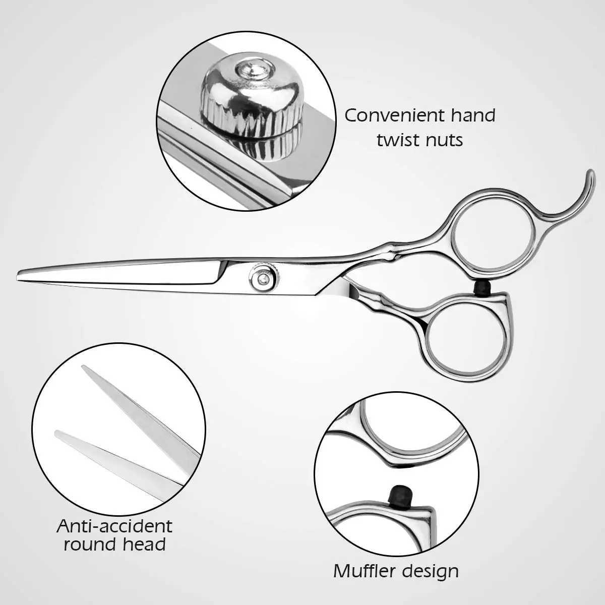 Professional Barber Scissors Set 6 Inch Hairdressing Hair Haircut Cutting Thinning Tools Salon Hairdressers Set for Women Men W250716