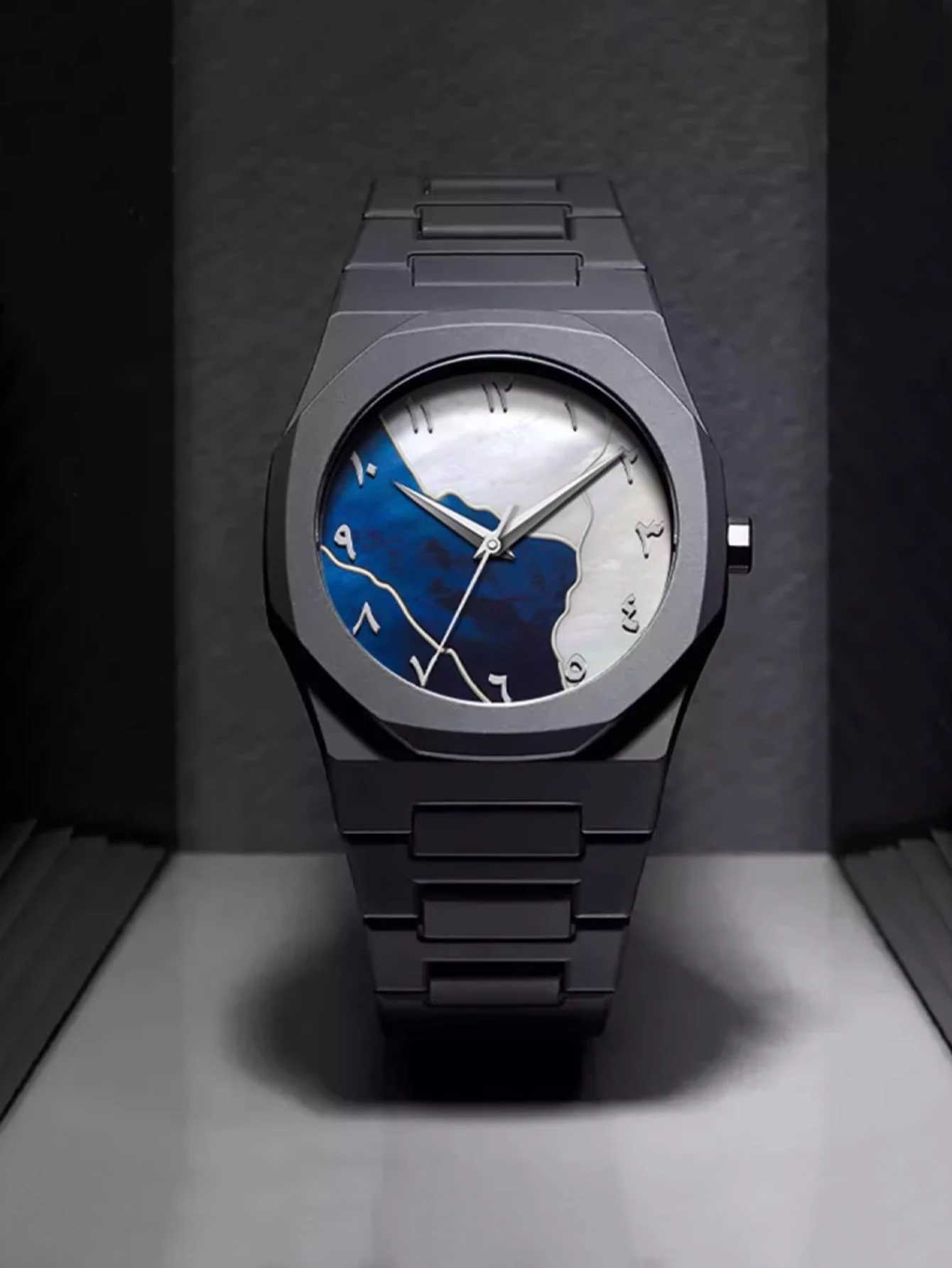 LUCKYNew high-end mens trend iti art quartz watch Y250715