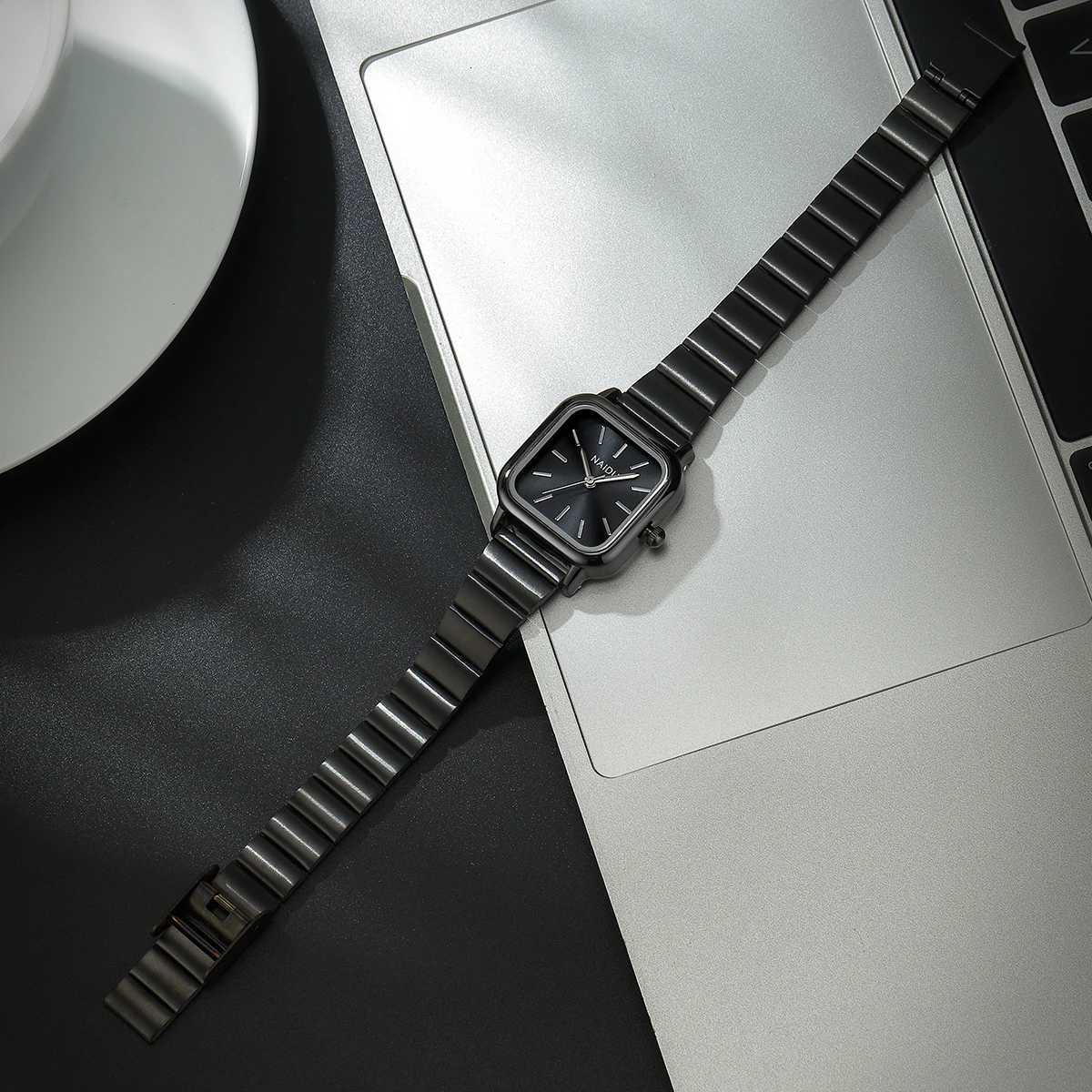 Black Casual Versatile Person Black Quartz Y250715