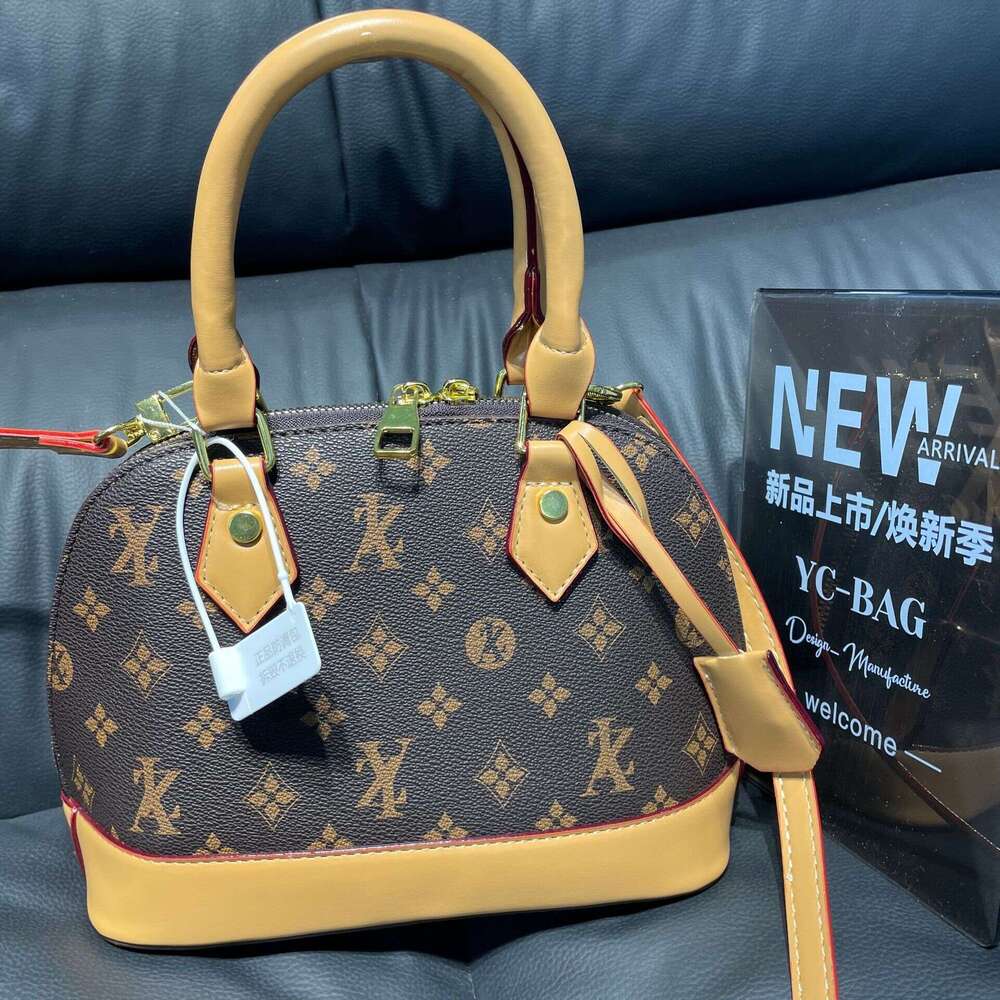 Vintage Shell Handbag 2025 Spring Fashion New Single Shoulder Crossbody Bag