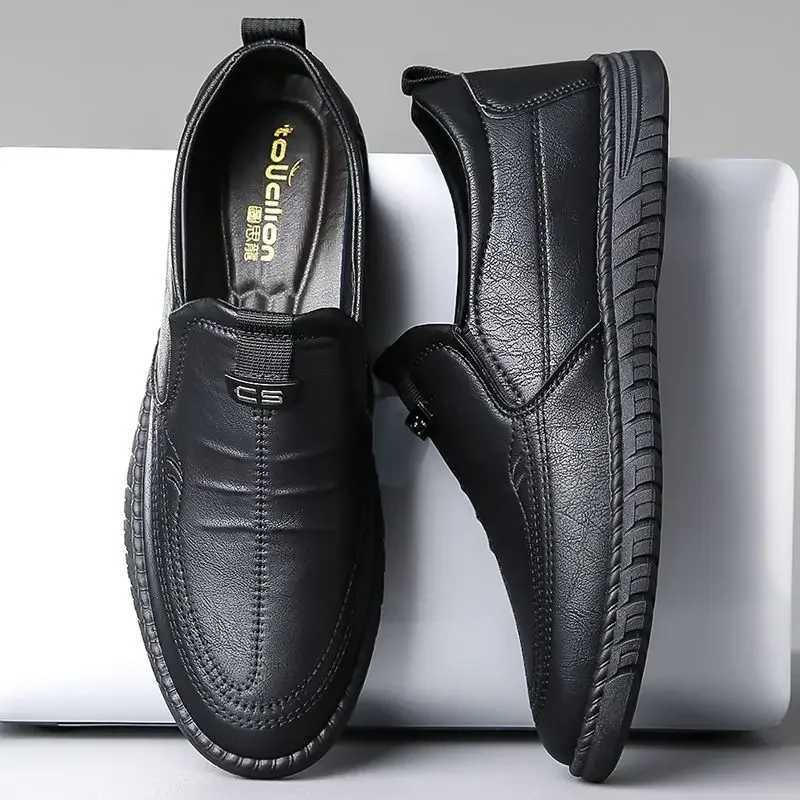 Slip-on Man Casual Shoe Round Toe Free Delivery Shipping Classic Leather Loafers Shoes for Men Original Cheap Clearance Designer W250716