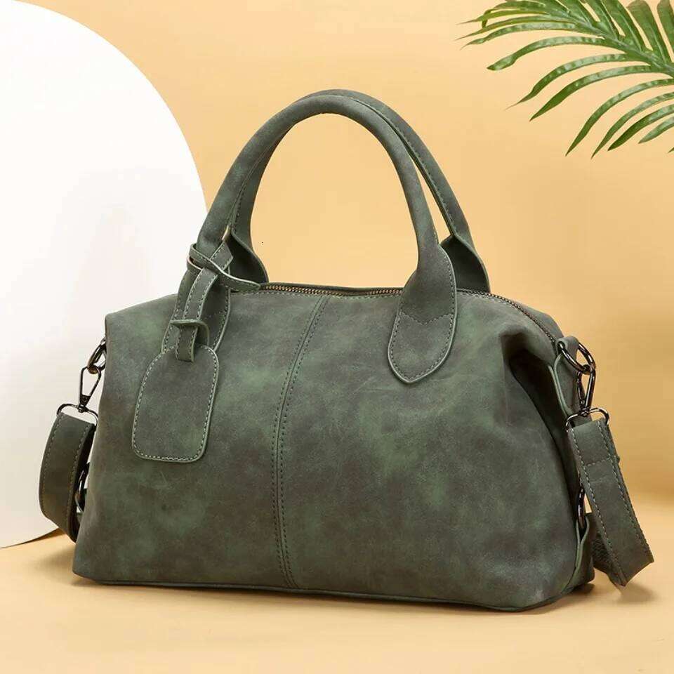 Large Capacity Shoulder Crossbody Hand Bags For Women Shopper Sac Quality Suede Leather Handbag Lady Travel Tote Bag Summer