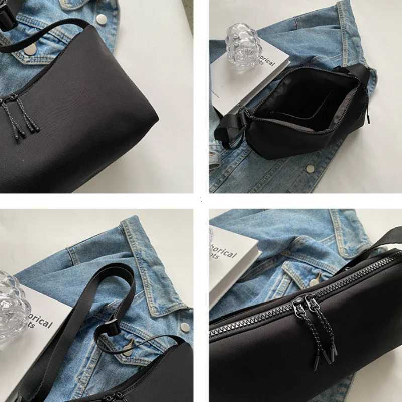 Casual Nylon Crossbody Bags for Women Large Capacity Womens Shoulder Bag Leisure Sports Dumpling Bag Men Travel Shopping Bag