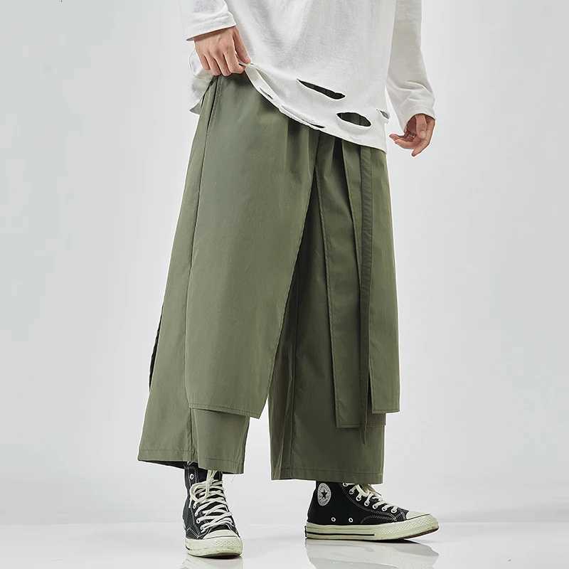 Wide Leg Pants Men 2023 Men Hip Hop Streetwear Jogger Pants Male Patchwork Casual Joggers Trousers Fashion Women Pants M-5XL y250716
