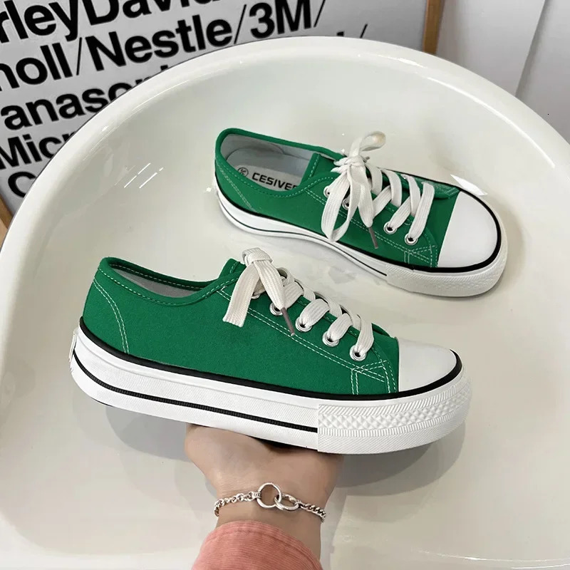 Women Canvas Shoes Women Fashion Summer Casual Sneakers Student Casual Shoes Woman Vulcanize Shoes 250712