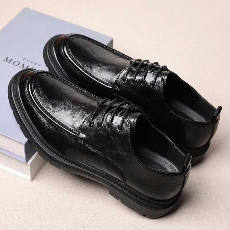 Men Oxfords Shoes Footwear Sneakers Shoes Men Genuine Leather Casual Lace-up Walking Shoes Men Outdoor Tooling Shoes Man W250716