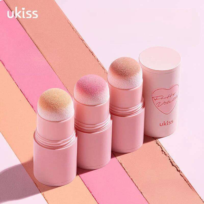 UKISS Cosmetics Matte Powder Blusher Long Lasting Shrink Natural Monochrome Brighten Skin Tone Portable Beauty Blush Makeup X250716