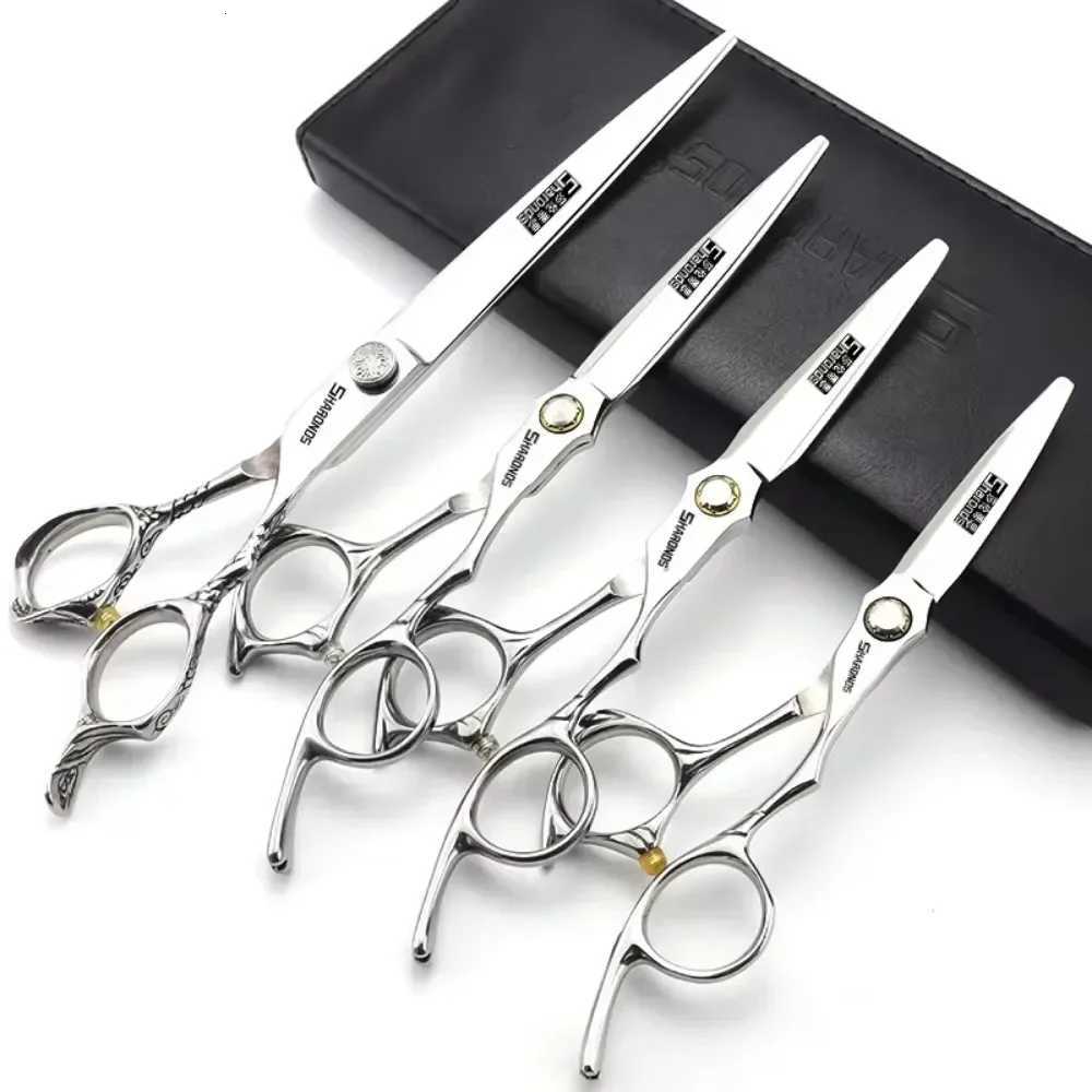 SHARONDS Hairdressing Professional Scissors 5.5/6/6.5/7/8 Inch Barber Supplies Dedicated Hairdresser Clippers Styling Shears W250716