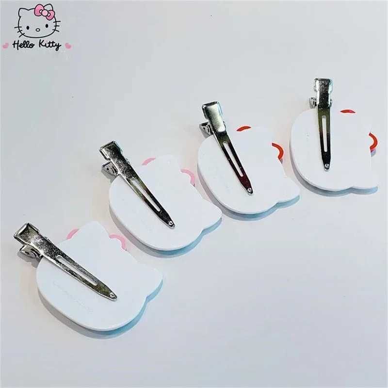 Sanrio Kawaii Sanrio Hello Kitty Hairpin Girls Ornaments Anime Accessories Cartoon Headrope Scrunchies Hair Circle Headdress Hair Giftsw250716