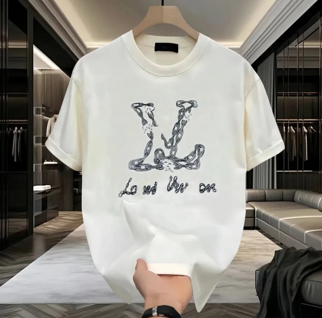 louislys vuittonshirt Men lvs shirts designer t-shirt mens womens lvtlys shirts printed round Luxury fashion classic trend designer short sleeved Louise shirt c92