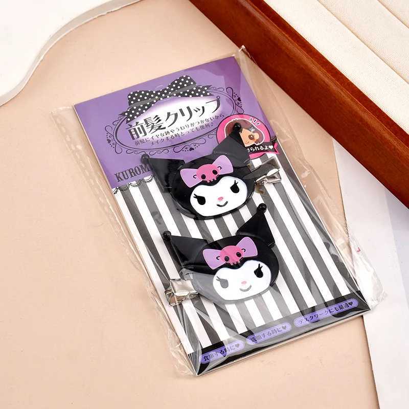 Sanrio Hello Kitty Cute Front Hairpin Bangs Clip Kawaii Cartoon Characters Fun Hair Accessory for Girls Birthday Giftw250716