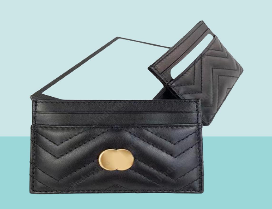 luxury Designer Top quality Genuine Leather Marmont G purse Fashion Womens men Y Purses Mens Key Ring Holder Coin Mini Wallet Bag Charm Brown Canvas free5251199