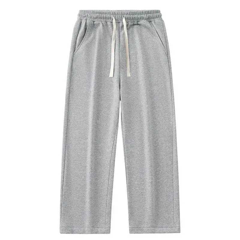 Mens New Arrival Loose Fit Long Pants for Spring Autumn and Summer Wide Leg Sweatpants Casual Straight Leg Trendy Joggers y250716
