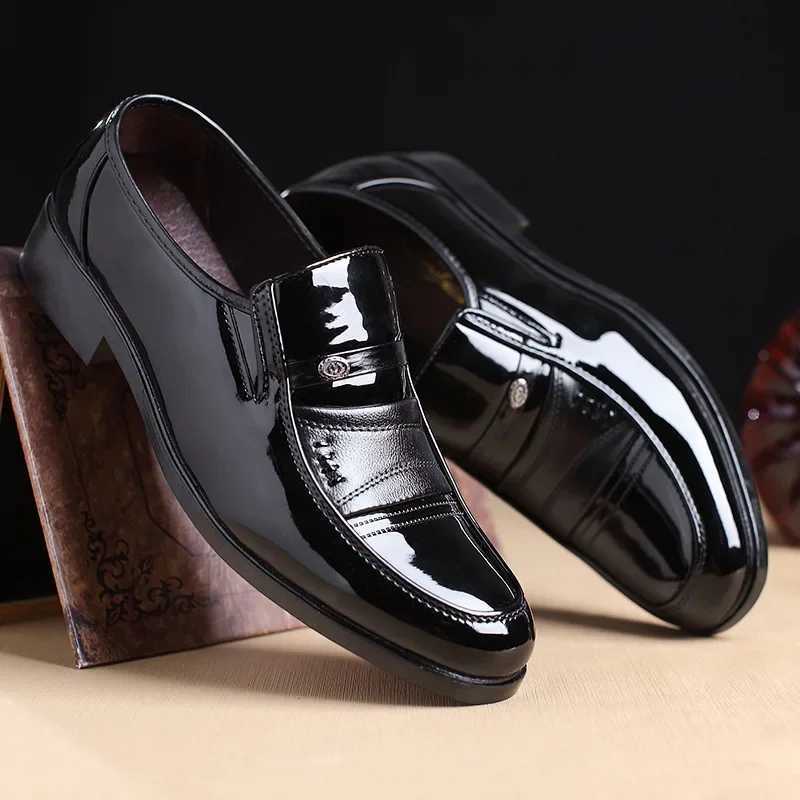 Oxford Shoes for Men Dress Shoes Formal Shoes Fashion Round Toe Business Wedding Dress Men Designer Loafers Y250715